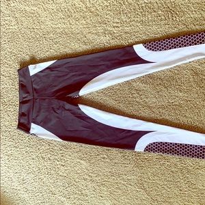 Black and white leggings